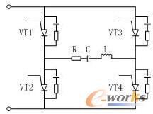 串聯諧振逆變電路結構