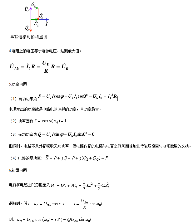 久草精品在线 串聯諧振和并聯諧振的條件