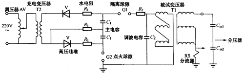 操作波試驗接線圖