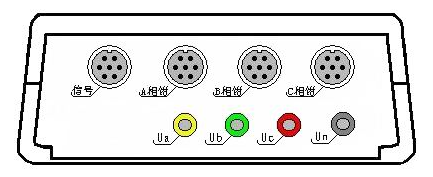 便攜式三相電能質量分析儀正面上方